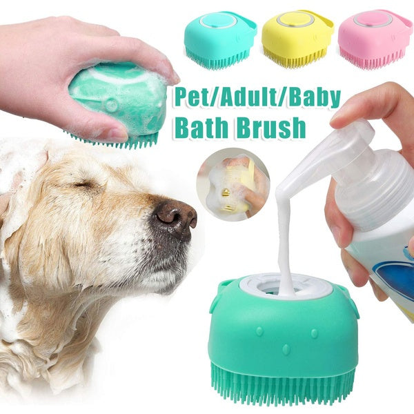 Silicone Dog Grooming & Bath Massage Glove